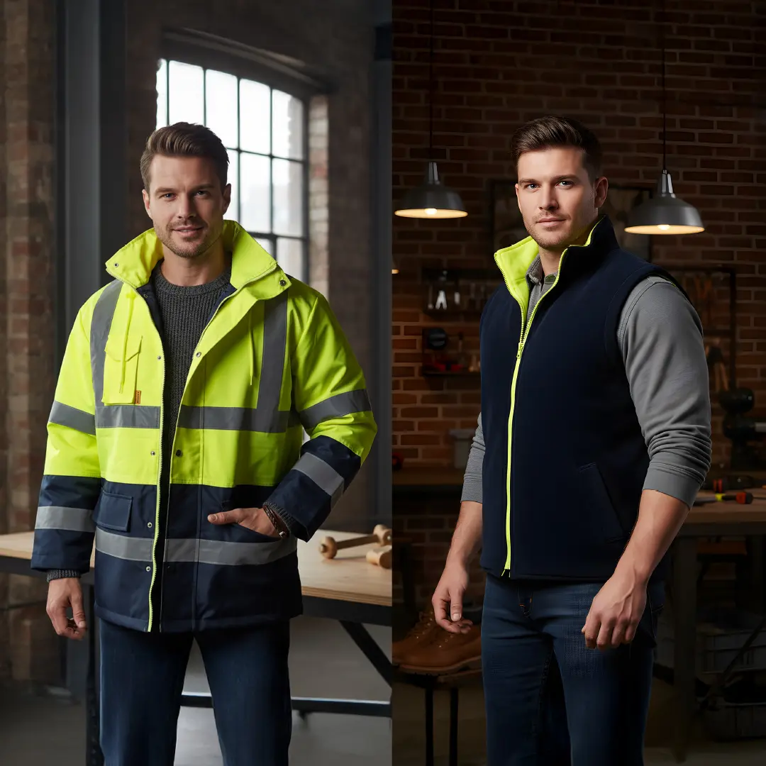 5’i 1 Arada Reflektörlü İş Kabanı