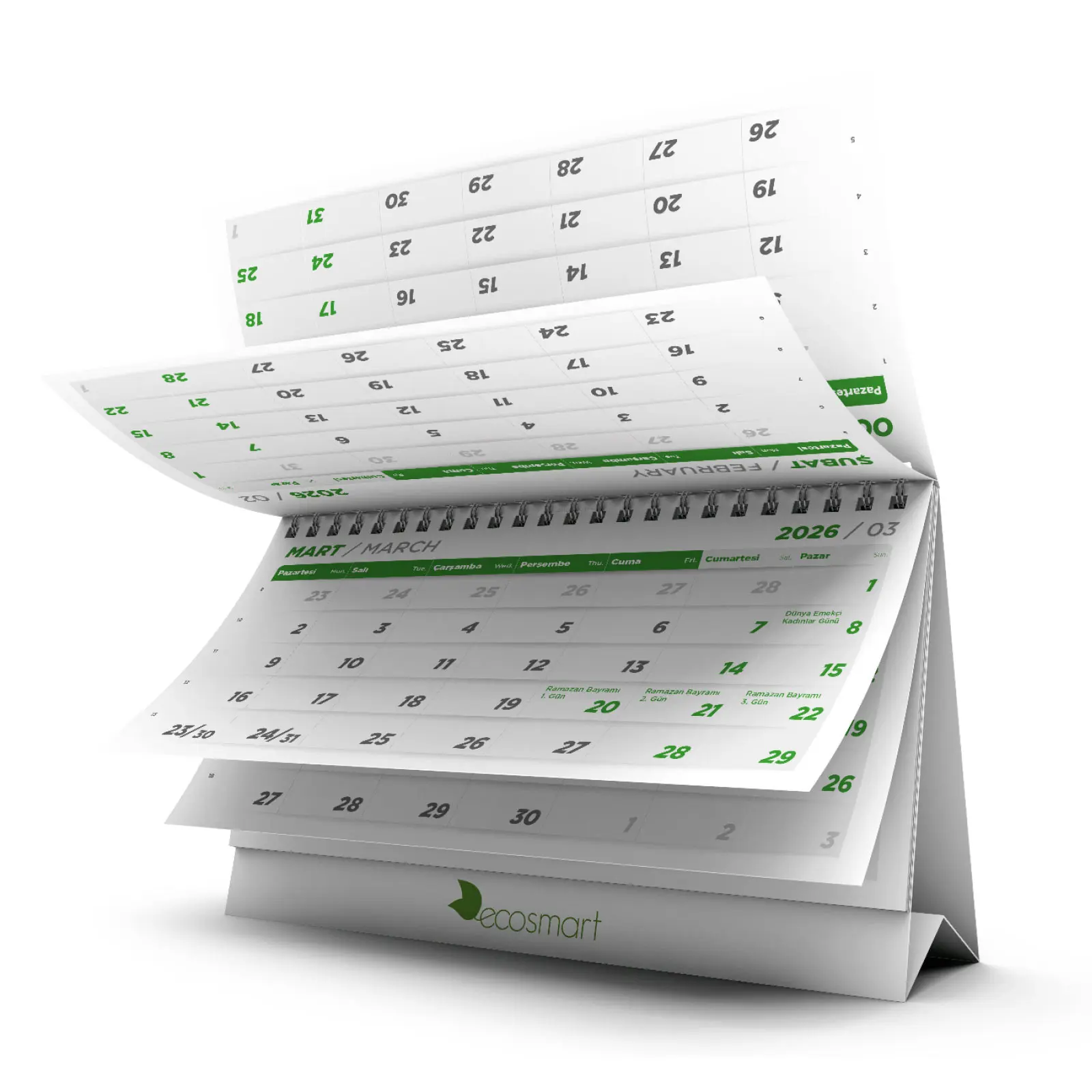 ALA-21 (DOĞA) ÜÇGEN MASA TAKVİMİ