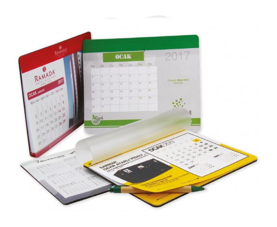 TAKVİMLİ MOUSE PAD