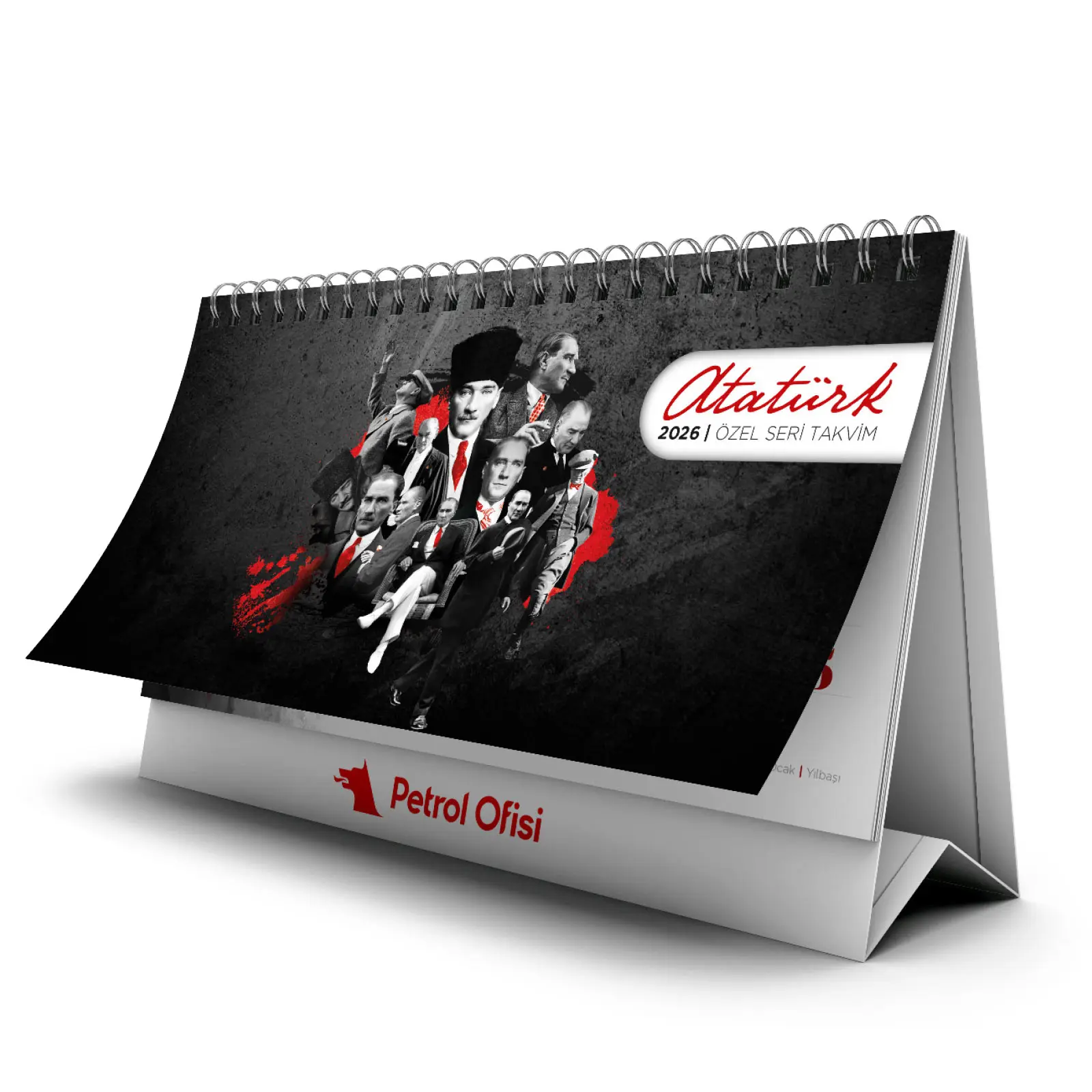 PM-53 ATATÜRK ÜÇGEN SIVAMA AYAK MASA TAKVİMİ